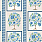 Aqua & Blue Wallpaper W7906-03