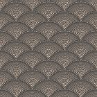 Feather Fan - Brown & Beige Wallpaper