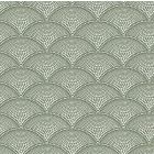 Feather Fan Fabric - Green