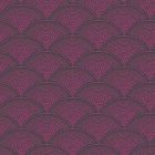 Feather Fan Fabric - Reds