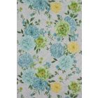 Duchess Garden - Aqua & Blue Wallpaper