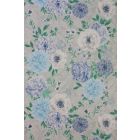 Duchess Garden - Aqua & Blue Wallpaper