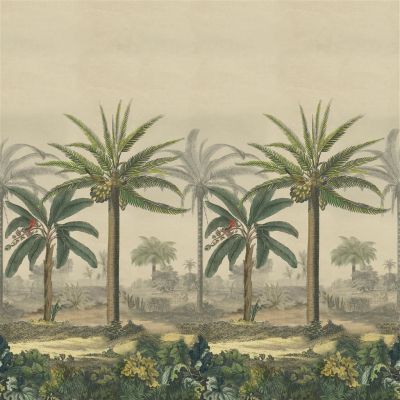 Palm trail scene 2 sepia