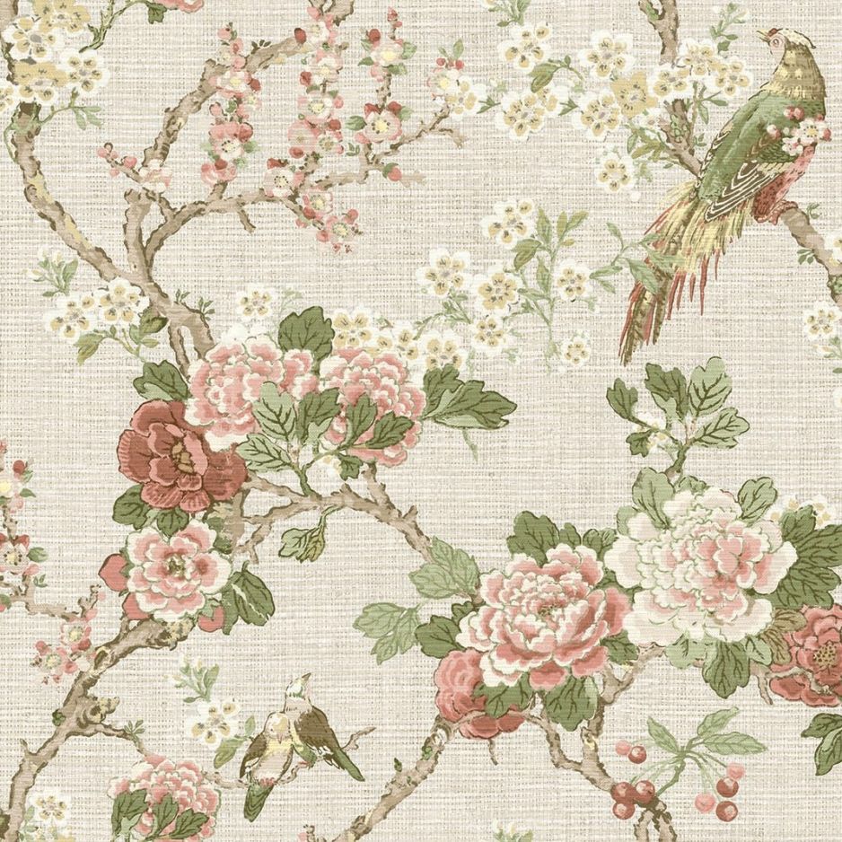 UME BIRD TRAIL Grasscloth