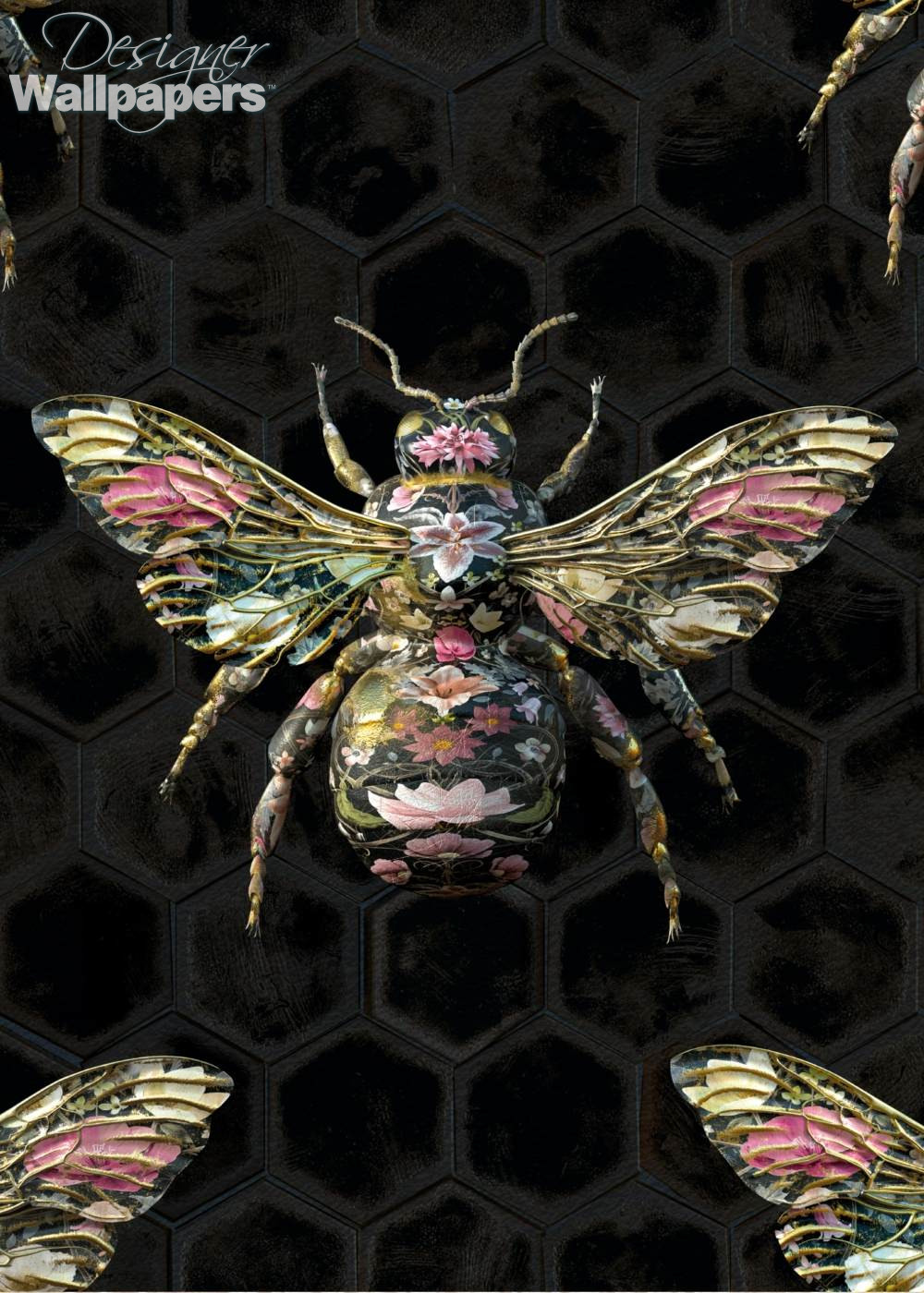 Carmine Lake Insects Noir Next Day Delivery Designer Wallpapers See more ideas about wallpaper, designer wallpaper, dragonfly wallpaper. carmine lake insects noir next day
