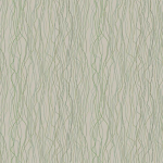 Missoni Home POPPIES STEM 10196 Soft champagne gold with lustrous silver background and tonal green...