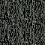 Missoni Home POPPIES STEM 10197 Charcoal / dark slate background and tonal green stems in sage and ...