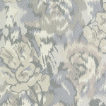 Missoni Home FLOWER POT 10303 A neutral palette of soft, light greys with delicate white floral a...