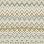 Missoni Home HAPPY ZIGZAG 10333 Soft sage, mint and olive green hues in a dreamy chevron pattern