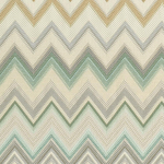 Missoni Home HAPPY ZIGZAG 10333 Cream, eggshell, beige, tan, soft sage, mint and olive green hues, ...