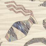 Missoni Home CONSTELLATIONS 10352 Eclectic medley of muted earth tones in orange, turquoise and grey