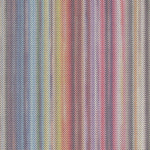 Missoni Home STRIPED SUNSET 10396 Vibrant stripes of blue, rust red yellow, pink, purple, green, grey...
