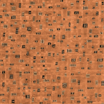 Jannelli & Volpi KUSHIRO JV-7523 Tan. brown on metallic copper background