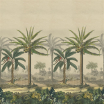 Designers Guild Palm trail scene 2 sepia