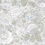 Jannelli & Volpi GRANDE ROSE JV-7221 Soft pale grey, soft grey-blue, pale dusty mauve