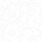 Marimekko PIIRTO UNIKKO 25910 Very pale grey and off-white