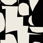 Marimekko KONKELO - Black & White Wallpaper