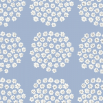Marimekko PUKETTI JV-25127 Powder blue, charcoal grey and white