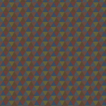 Jannelli & Volpi TRIANGLES TROPICALES JV-6835 Denim blue, brown and moss green