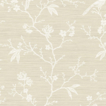Today Interiors Yuye Silhouette CH31327 Blanched Almond — a pale warm neutral with a fine horizontal texture
