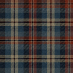 Today Interiors THORNBURY CL71111 Blue and greige as base colours, crossed with navy and muted rust b...