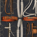 Mind The Gap EQUESTRIAN EQUIPMENT WP20632 Grey, Anthracite, Red, Ivory, Brown