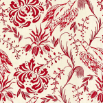 Mind The Gap FOLK EMBROIDERY WP30014 FOLK EMBROIDERY CRIMSON Wallpaper