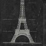 Mind The Gap Grand Eiffel WP20218 Anthracite, White
