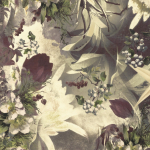 Jean Paul Gaultier VANILLE 3345-01 A soft, natural palette of multicoloured flowers on a light backgro...