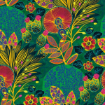 Jannelli & Volpi LITHOPS  JV-7240 Green, yellow / mustard,  orange red, fuchsia pink, blue, purple, t...