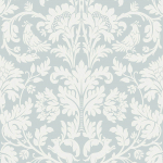 KT Exclusive William Morris ENCHANTED FOREST  KT30502 A tranquil aqua blue and white, reminiscent of calm forest streams.