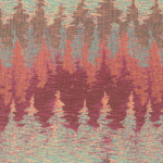 Missoni Home Alps 10212 Shades or orange, red and green