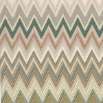 Missoni Home Zig Zag Multicolore 10065 Green and Blush