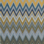 Missoni Home Zig Zag Multicolore Metallic 20064 Green, Yellow, Silver, Grey, Blue