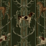 Mind The Gap MOUNTAIN DOGS WP20675 Green, yellow, taupe, and brown. 
