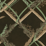 Mind The Gap ORNAMENTAL REED WP30163 ORNAMENTAL REED Anthracite Wallpaper