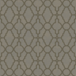 Today Interiors Panthera Orient PH49102 Champagne gold geometric pattern on soft greige background with met...