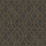 Today Interiors Panthera Orient PH49103 Gold geometric pattern on warm brown background with metallic shimmer.