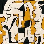 Mind The Gap SAUDADE WP20878 Black, Yellow, Cream