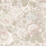 Jannelli & Volpi GRANDE ROSE JV-7220 Dusty blush pink, greige, taupe grey, warm cream