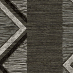 Today Interiors Beswick Chevron TH91500 Dark graphite/ deep black tone with taupe / greige and crisp off-wh...