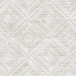 Today Interiors Leigh Diamond TH91600 A cool light-grey base with a clearly defined white diamond motif p...