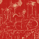 Mind The Gap THE CLUB WP20885 Red, Cream