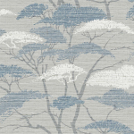 Today Interiors SANCTUARY TR71402 Soft blue and grey tones create a misty, serene backdrop with delic...