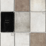 Mind The Gap Book Covers WP20094 Black, Grey, Taupe
