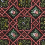 Mind The Gap Latticework WP20105 Black, Green, Red
