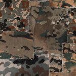 Mind The Gap Camo WP20202 Black, Brown, Green, Grey
