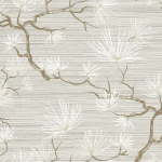 Today Interiors Shades of White Savannah WS70108 A soft grey background with taupe, brown and off white accents.