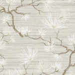 Today Interiors Shades of White Savannah WS70108 A soft grey background with taupe, brown and off white accents.