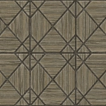 Today Interiors THE KEYS WTK20602-WTK20612 WTK20606 Bronze lines on a brown background.